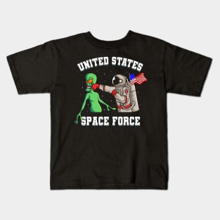 United States Space Force Alien Gift Kids T-Shirt